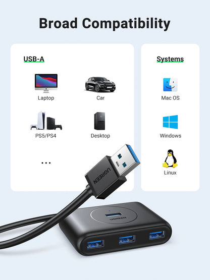 USB 3.0 4 Ports Hub 0.5M