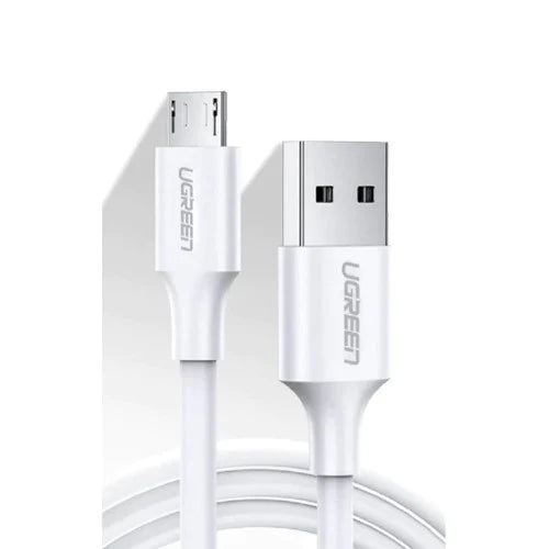USB 2.0 A to Micro USB Cable Nickel Plating 1M (White)