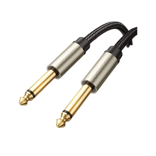 6.5MM male to male stereo Auxiliary Aux Audio cable  Black 3M