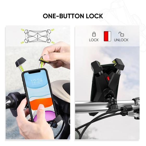 Bike Mount Phone Holder (Black)