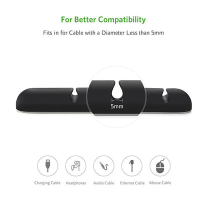 Cable Organizer 2 Pack (Black)