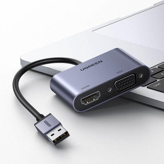 USB 3.0 to HDMI+VGA Converter