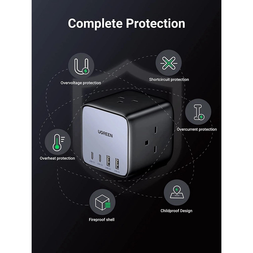 DigiNest Cube Power Strip (3 AC outlets +  65W 2A2C)