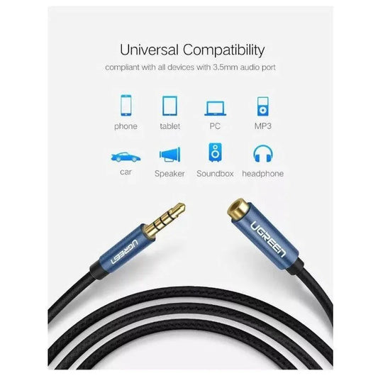 3.5MM Male To Female Extensioin Cable 1.5m