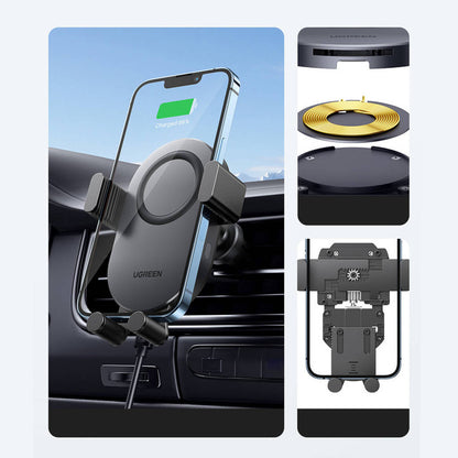 15W Automatic Induction Wireless Car Charger