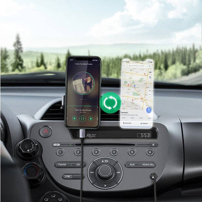 Lightning to 3.5mm Aux Cable Aluminum Shell with Braided 1m (Black)