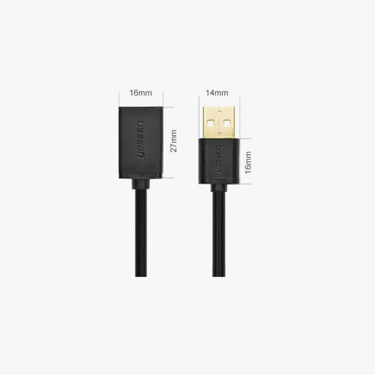 USB 2.0 A male to A female extension cable 2M