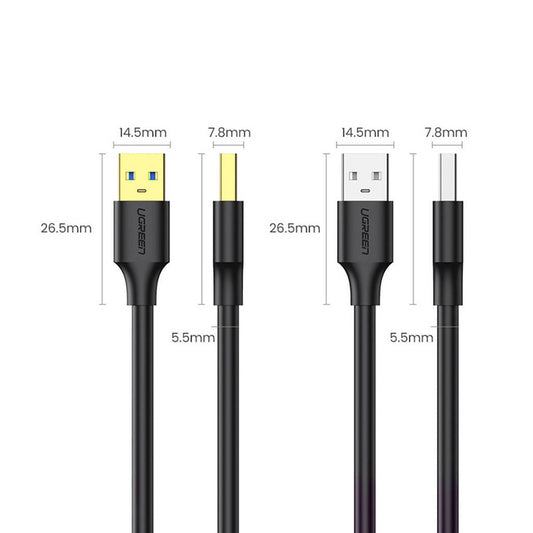USB 3.0 AM To AM Cable 3m (Black)