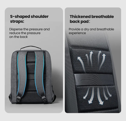 Laptop Backpack B02 Dark Grey (Up to 15.6'')