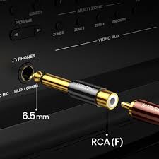 6.35mm Male to RCA Female Adapter