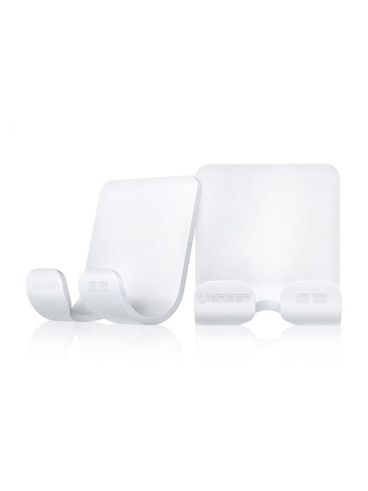 Wire Lind Receive Hook Paste Hook Type for Electric Plug (White)