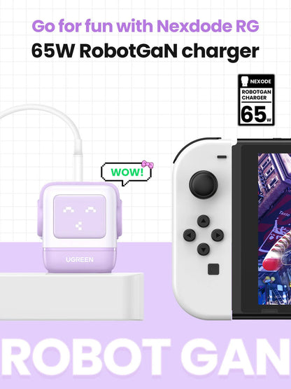 Uno RG 65W 3-Port GaN Fast Charger EU