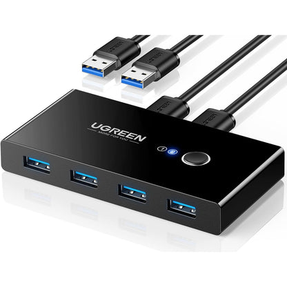 USB 3.0 Sharing Switch Box 2 in 4 Out