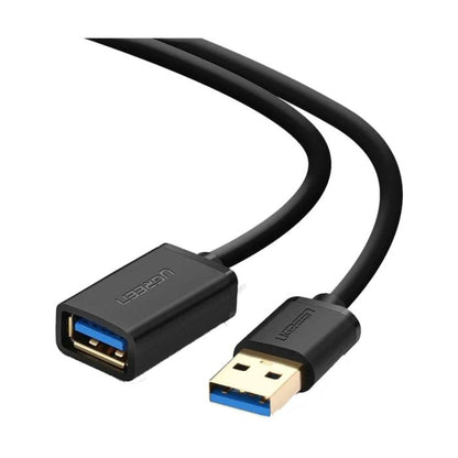 USB3.0 A male to female flat cable  2M   Black