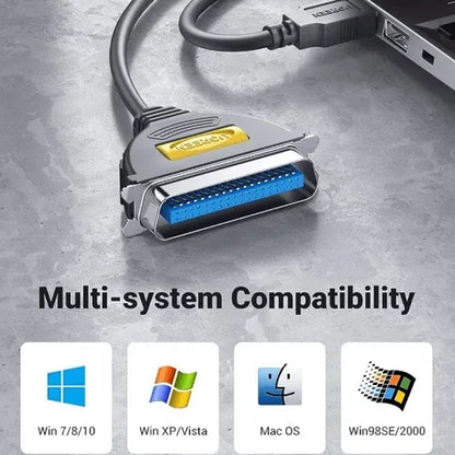 USB to IEEE1284 Parallel Printer Cable 2m