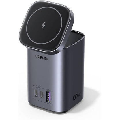 100W 2-in-1 GaN Charging Station UK (Space Gray)