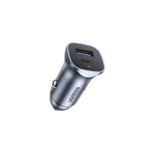 USB-C PD+USB-A QC 30W Fast Car Charger