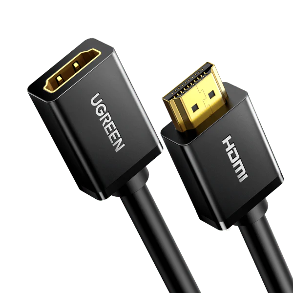HDMI Male to Female Cable 0.5m (Black)