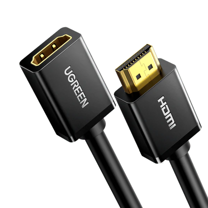 HDMI Male to Female Cable 0.5m (Black)
