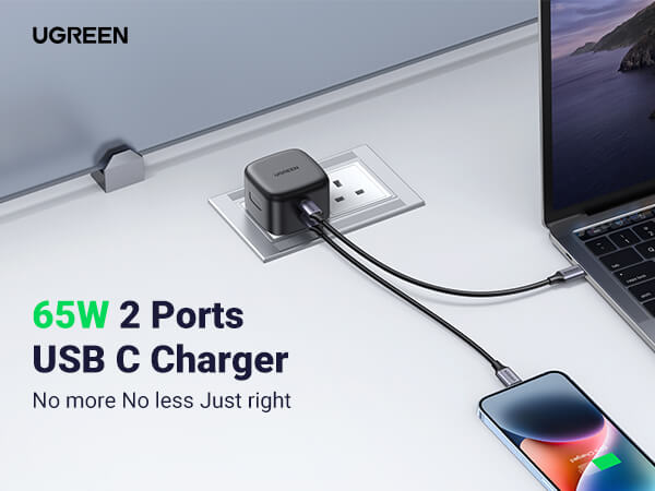 65W PD Fast Charger UK (Black)