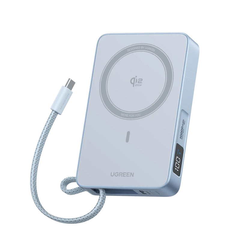 MagFlow Magnetic Wireless MagSafe Power Bank 10000mAh Qi2 25W