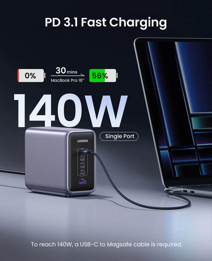Nexode 300W 5-Port PD GaN Fast Charger UK