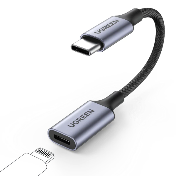 USB-C to Lightning Female Audio Cable
