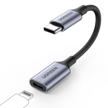 USB-C to Lightning Female Audio Cable