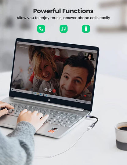 USB-C to Lightning Female Audio Cable