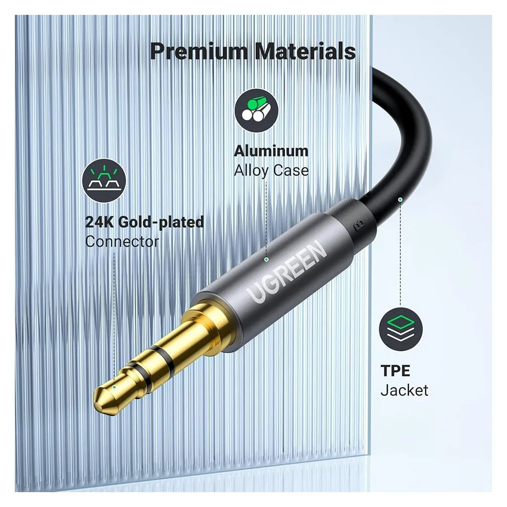 3.5mm Stereo Male to Female Audio Cable  1M