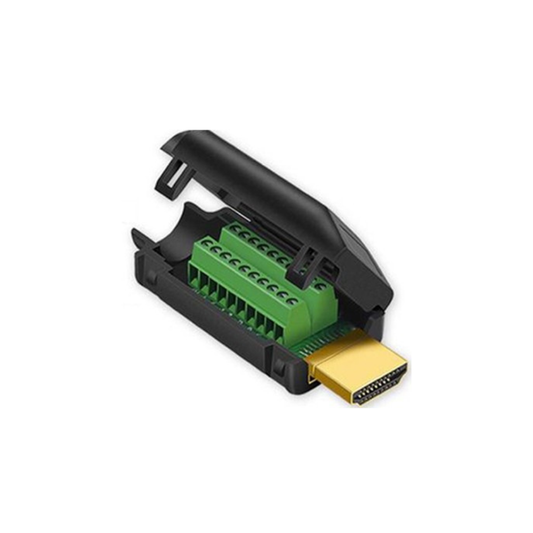 HDMI Cable Welding Free Connector With Plastic Cover