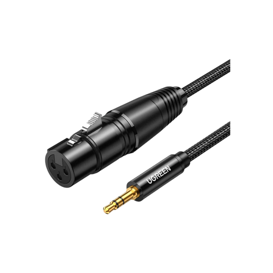 3.5mm Three-Pole Male to XLR Female Audio Cable 2m