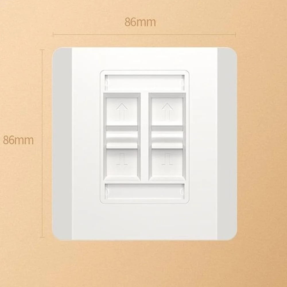 Quadruple-Port Wall Plate